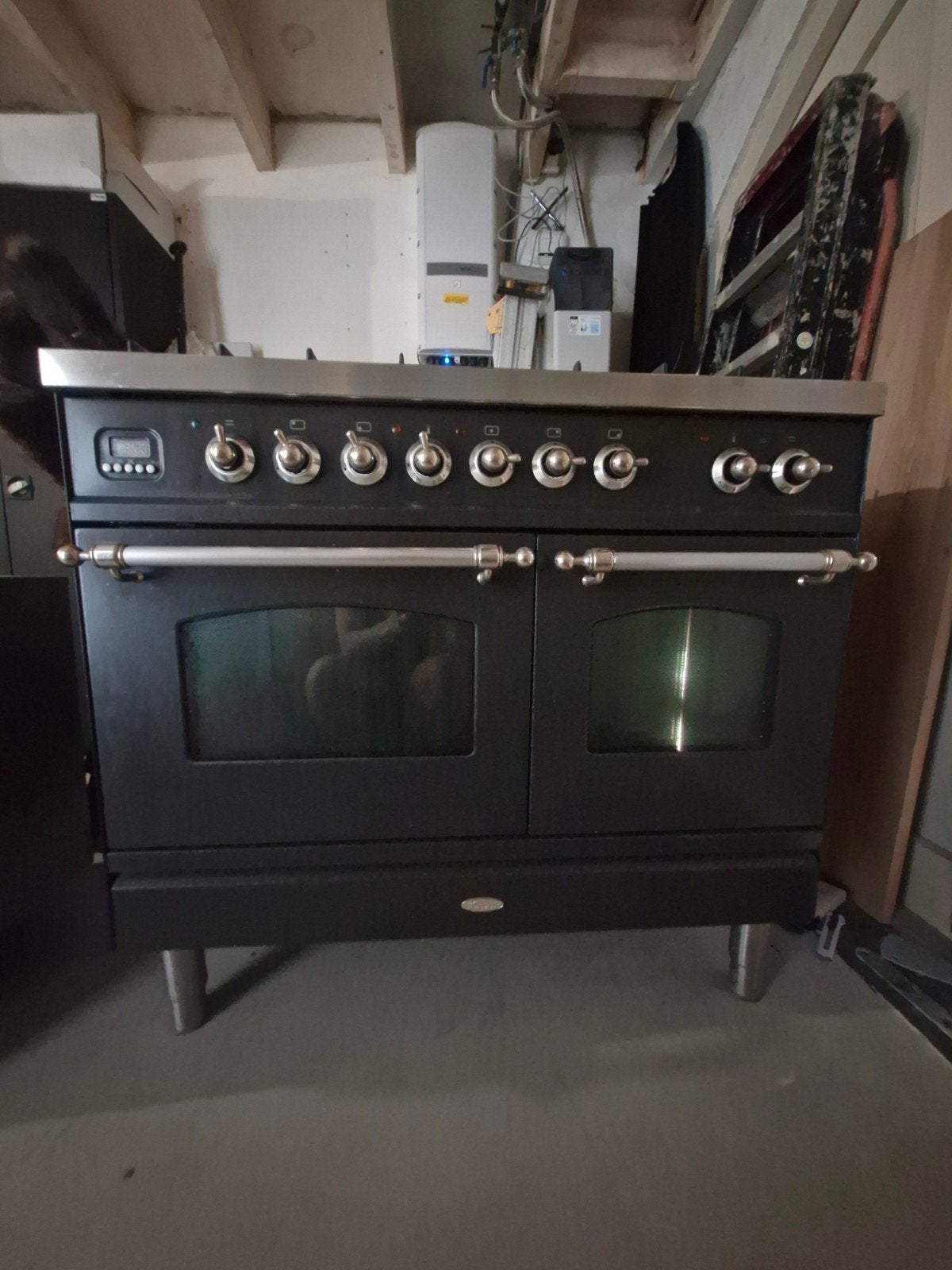 Boretti Fornuis met Dubbele Oven en Grill, Witgoed en Apparatuur, Fornuizen, Gebruikt, 60 cm of meer, Grill, Gas