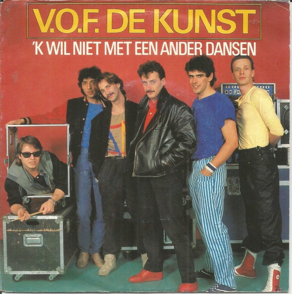 V.O.F. De Kunst – 'k Wil Niet Met Een Ander Dansen (1984), Gebruikt, Fotohoes, 7 inch, Ophalen of Verzenden