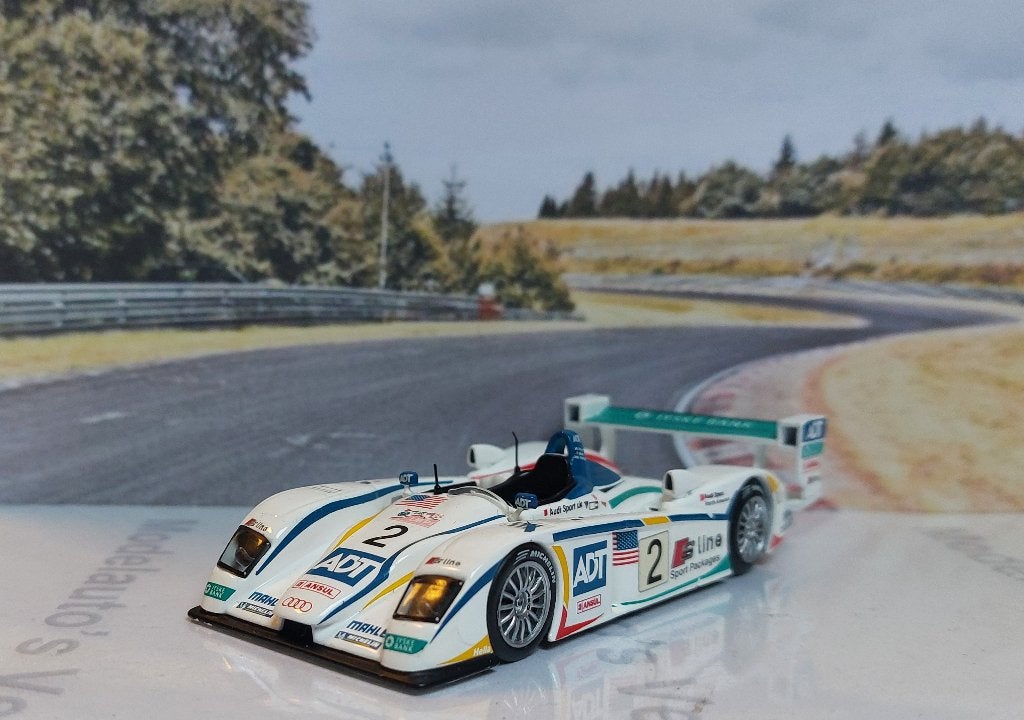 1:43 Audi R8 Roadster #2 Le Mans 24 hours 2005; Ixo: LMM077, Ophalen of Verzenden, Gebruikt, Auto, Overige merken