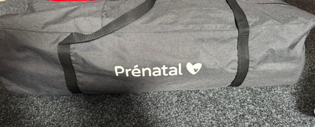 Zgan Prénatal campingbed Sinne Black, Kinderen en Baby's, Babywiegjes en Ledikanten, Ophalen, Zo goed als nieuw, Reisbedje