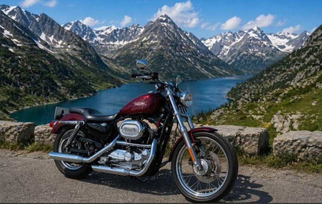 Harley Sportster XLH Custom 1200, Motoren, 2 cilinders, Gebruikt, Particulier, 1200 cc