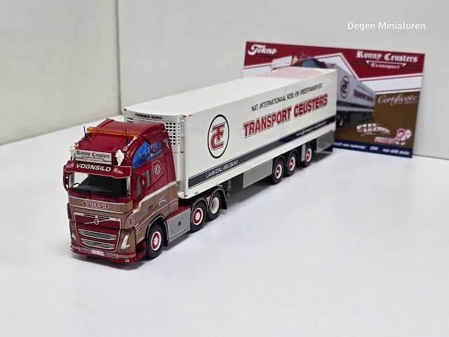 Tekno Ronny Ceusters Set, Hobby en Vrije tijd, Modelauto's | 1:50, Ophalen of Verzenden, Nieuw, Bus of Vrachtwagen, Tekno