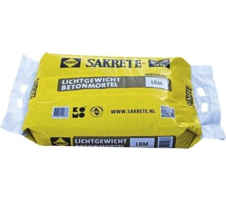 Sakrete lichtgewicht beton mortel (2 zakken), Ophalen, Nieuw, Overige materialen, Vloerisolatie
