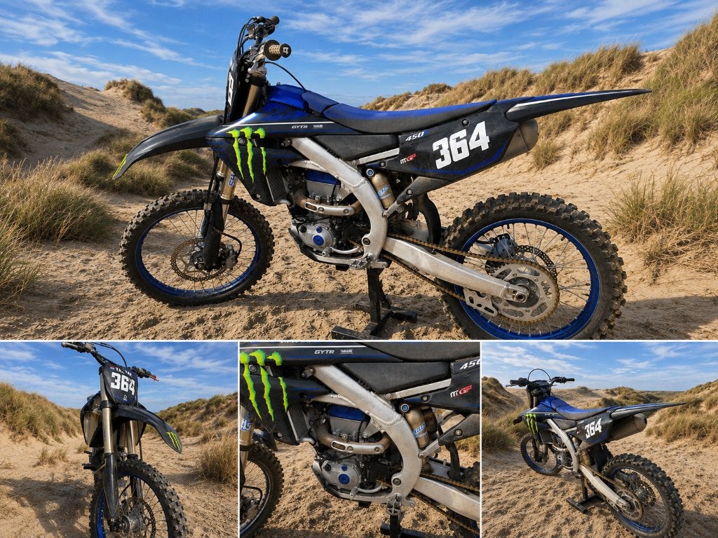 Crosser YZ450 yamaha 4 takt injectie heel netjes uit 2022, Overige typen, Yamaha, Zo goed als nieuw, Schijfrem