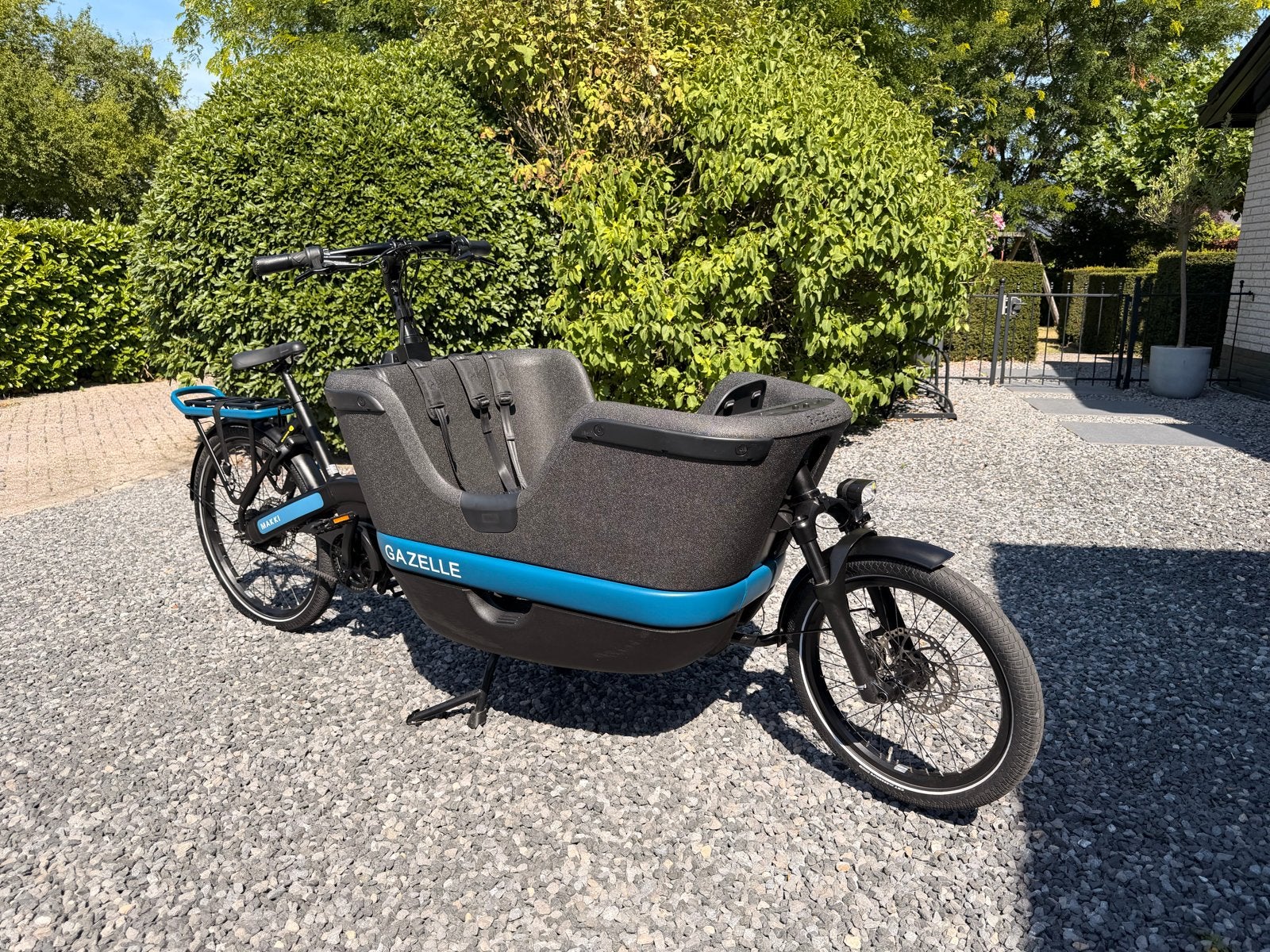 Gazelle Makki Load Bakfiets - 2026 Elektrisch Bosch 900 km!, Huif, Ophalen of Verzenden, Zo goed als nieuw, 2 kinderen