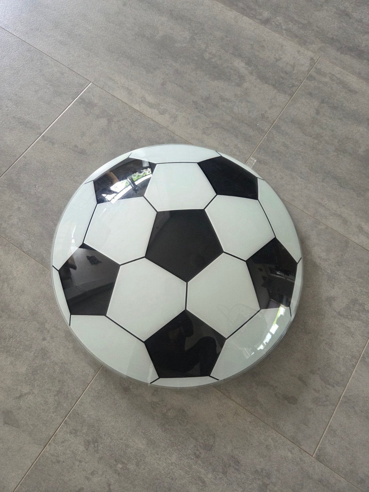 Voetbal plafondlamp - perfect voor kinderkamer!, Ophalen, Gebruikt