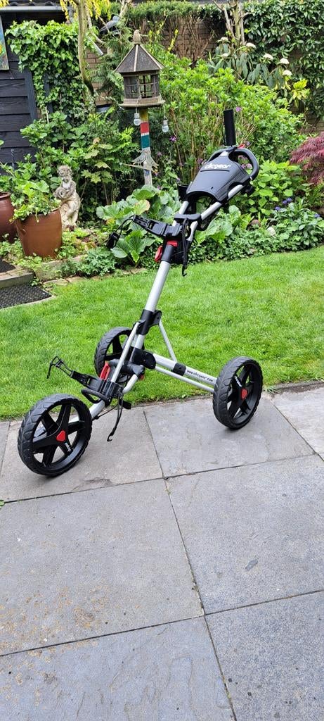 Prachtige CLICGEAR 3.0 3-WHEELS GOLFTROLLEY., Sport en Fitness, Golf, Ophalen of Verzenden, Zo goed als nieuw, Golfkar