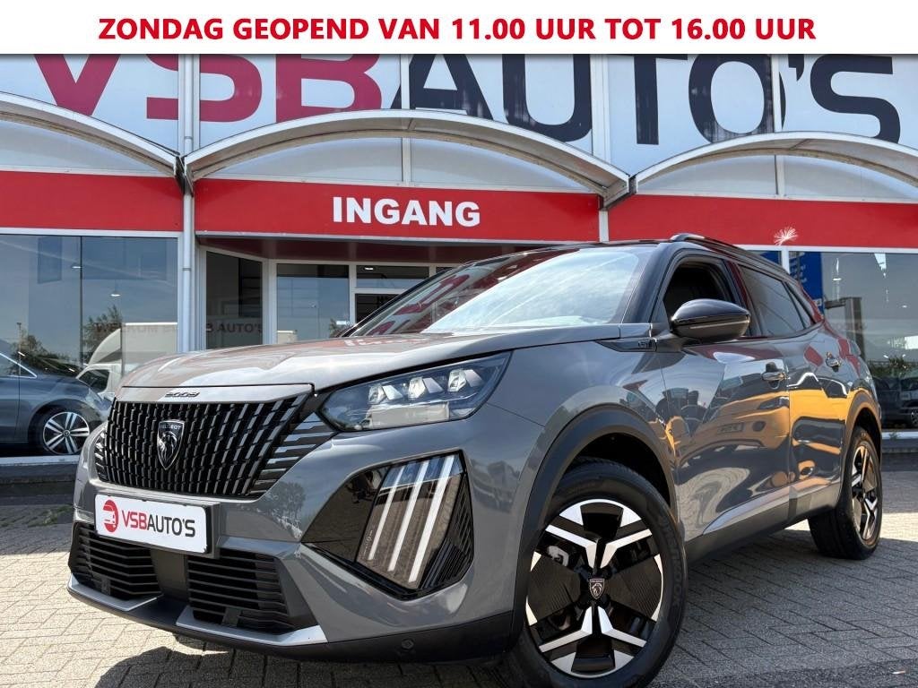 Peugeot 2008 1.2 PURETECH 130PK AUT. GT FACELIFT NARDO-GREY, Auto's, Automaat, Gebruikt, Huisgarantie, 1199 cc