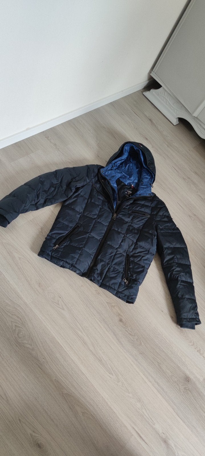 Stangata Heren Winterjas Maat S - Goede staat, Kleding | Heren, Ophalen of Verzenden, Blauw