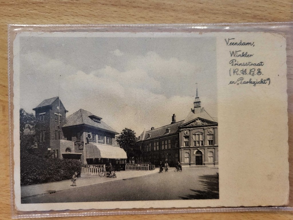 ansicht VEENDAM Winkler prinsstraat, Verzamelen, Ophalen of Verzenden, Voor 1920, Groningen