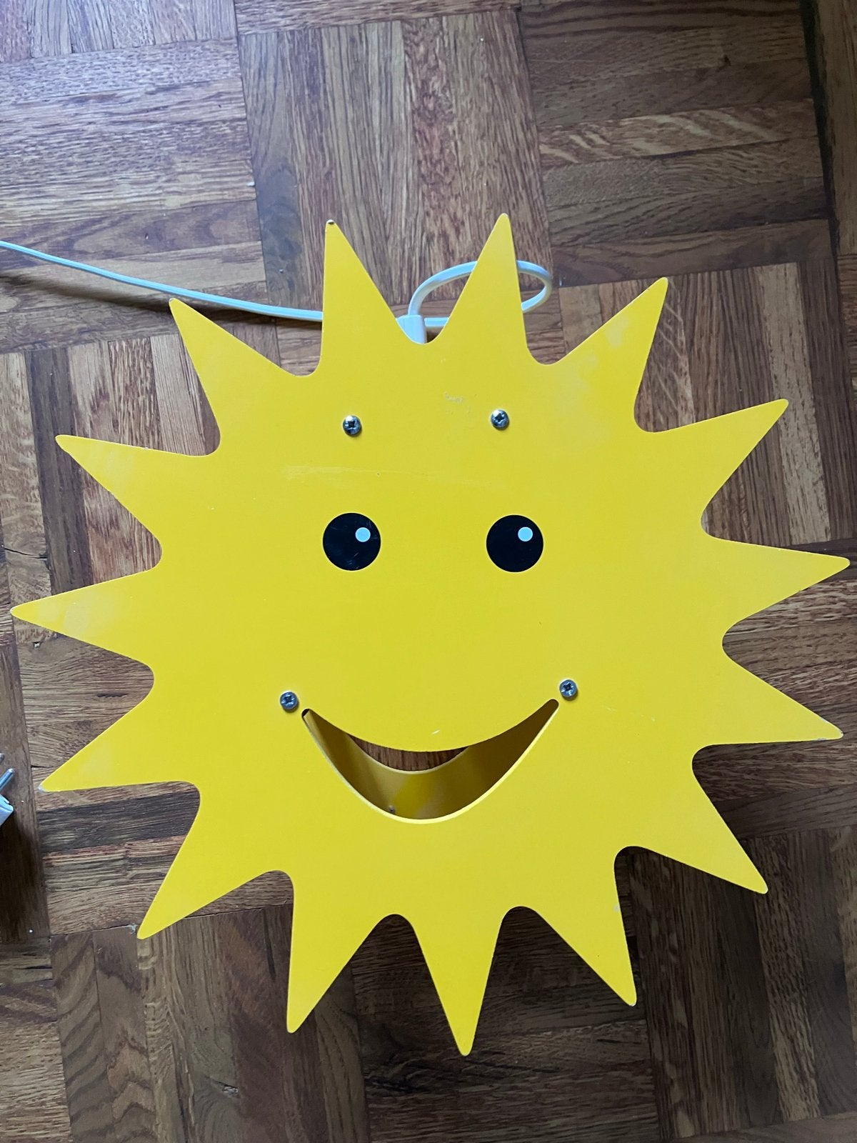 Zonne-lamp voor kinderkamer - Geel, vrolijk design, Ophalen, Gebruikt, Overige merken, Geel