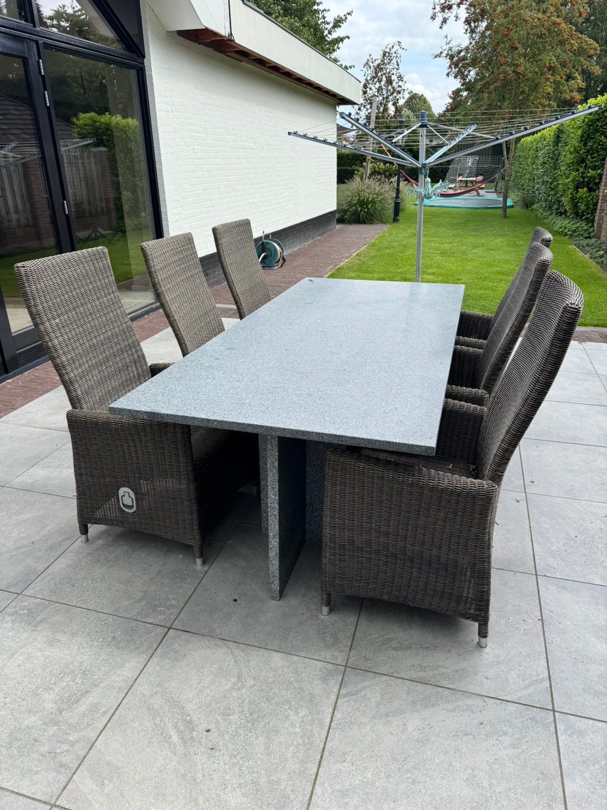 6 stoelen verstelbaar, Ophalen, Gebruikt, 6 zitplaatsen, Wicker