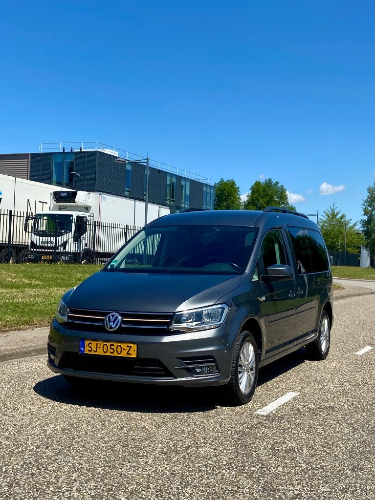 Volkswagen Caddy 2.0 TDI 75KW Maxi Combi 2016 Grijs, Auto's, 1350 kg, Stof, 4 cilinders, Volkswagen