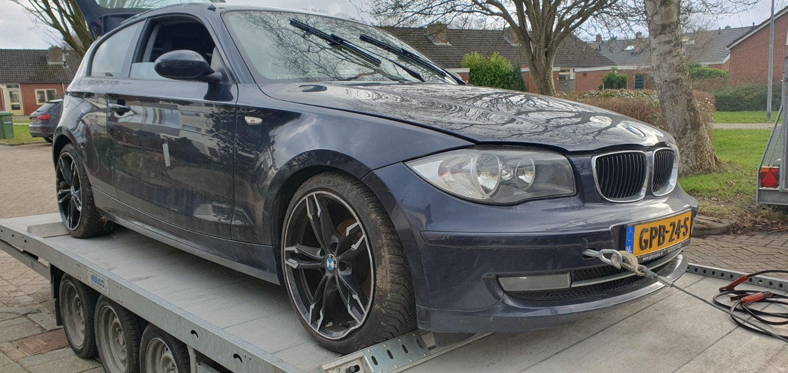 ALLEEN ONDERDELEN BMW 1-SERIE E81 116i N43B16A monaco blau, Ophalen of Verzenden, Gebruikt, BMW
