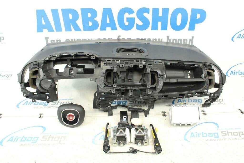 Airbag set - Dashboard zwart Fiat 500L (2012-heden), Gebruikt, Ophalen of Verzenden