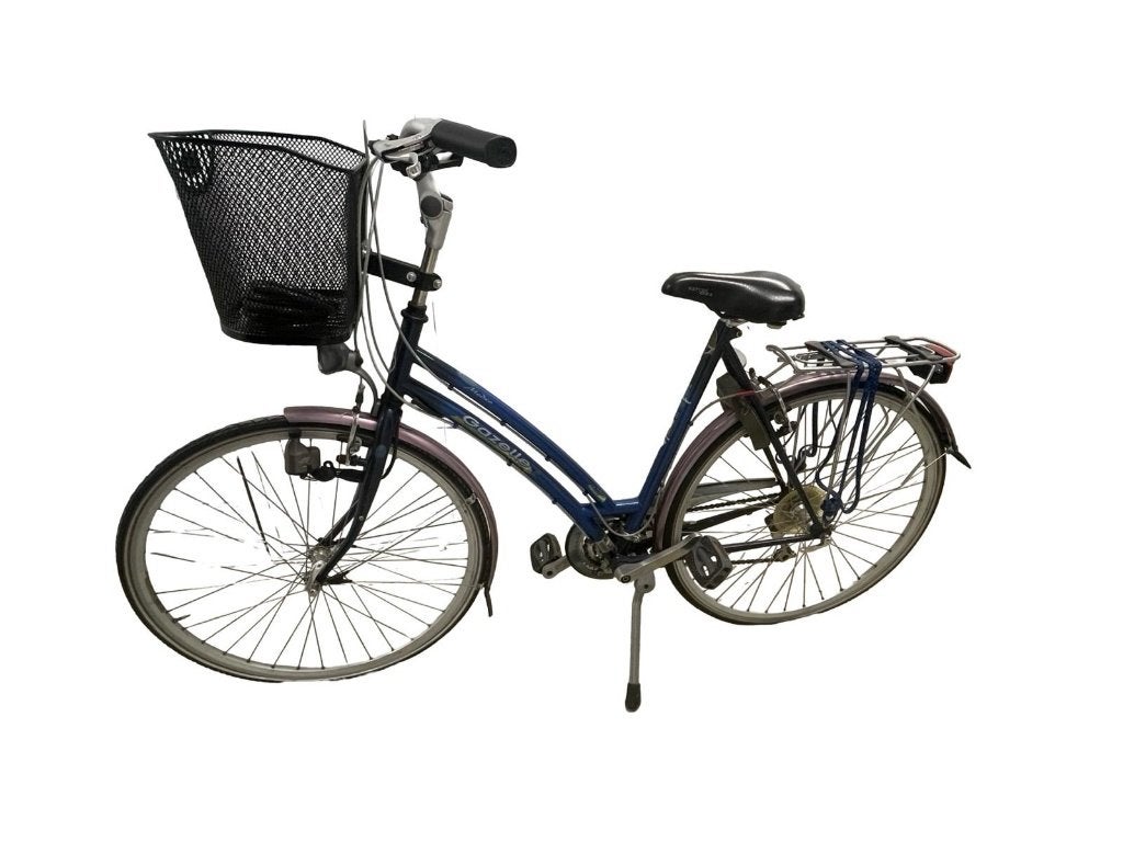 Gazelle damesfiets met mand in goede staat, Ophalen, Gebruikt, Velgrem, Versnellingen
