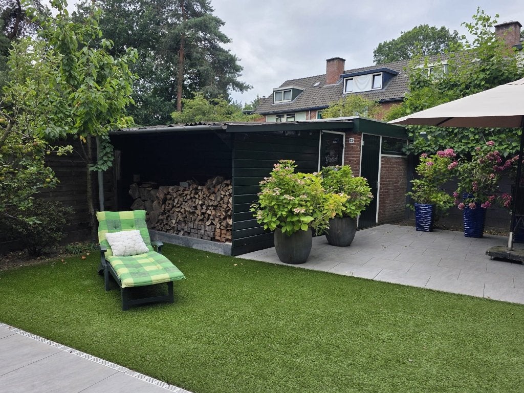 Goed onderhouden tuinhuis Oud Hollands groen, Ophalen, Tuinhuis, 250 tot 500 cm, Zonder ramen