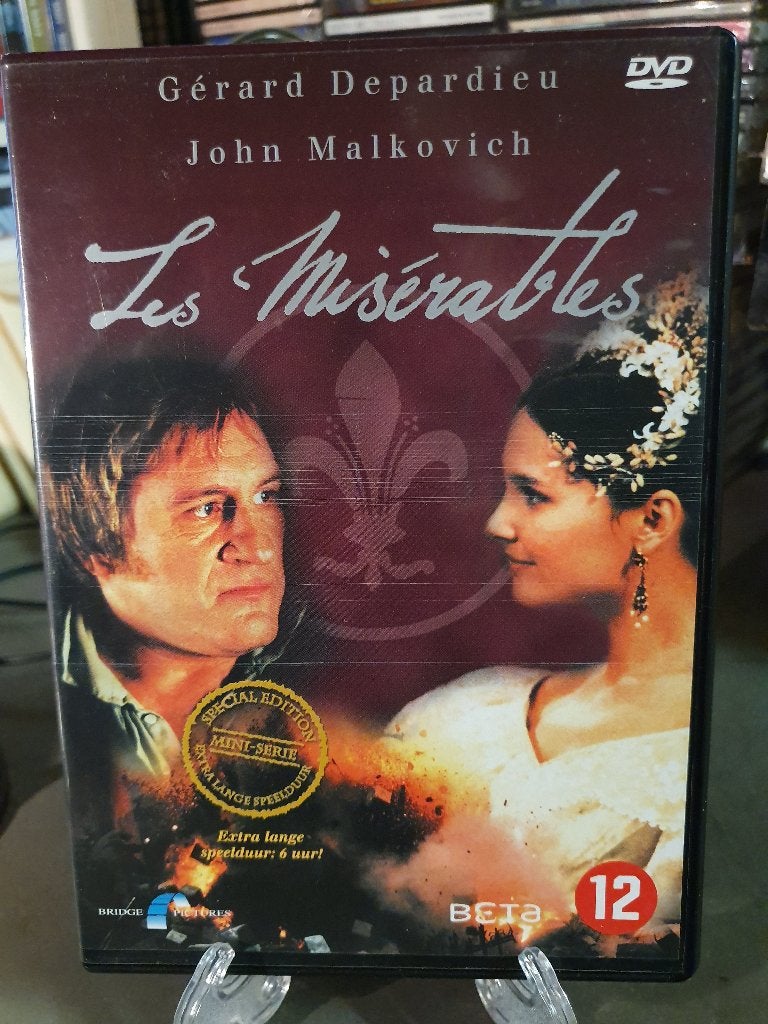 Les Miserables Met Gerard Depardieu DVD, Alle leeftijden, Ophalen, Zo goed als nieuw