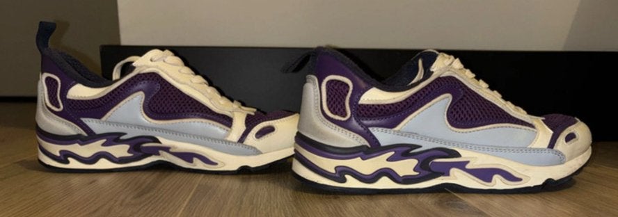 Sandro purple flame sneakers, Kleding | Dames, Verzenden, Zo goed als nieuw, Sneakers of Gympen