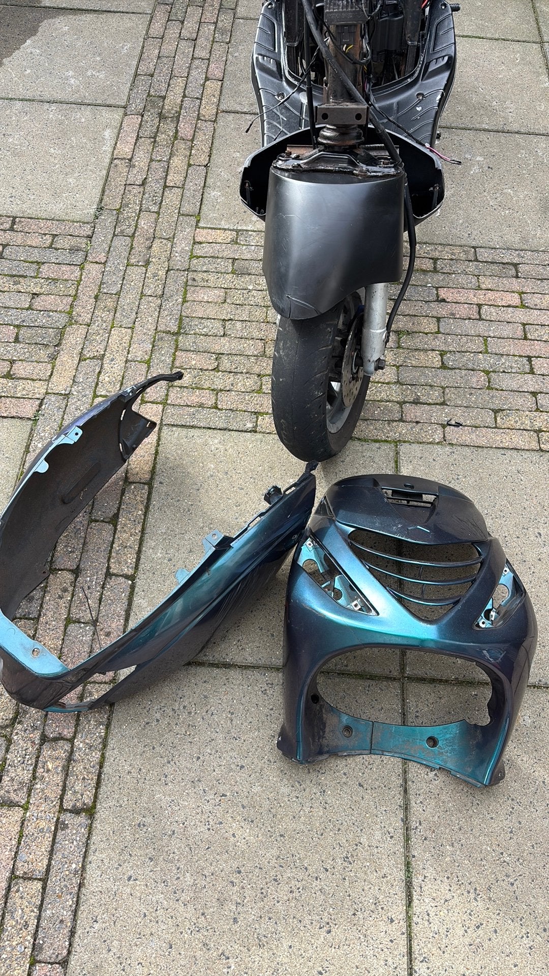 Zip kappenset gebruikt, Ophalen of Verzenden, Gebruikt, Kap, Piaggio