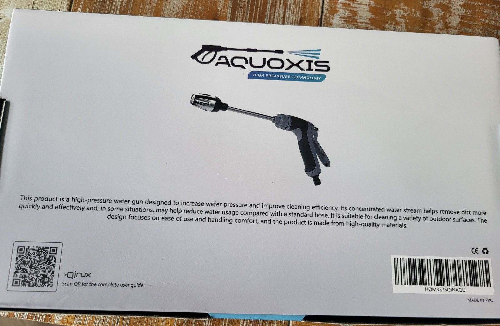 Aquoxis Krachtige Waterstraal - Nieuw en Ongebruikt, Ophalen of Verzenden, Nieuw, Handsproeier