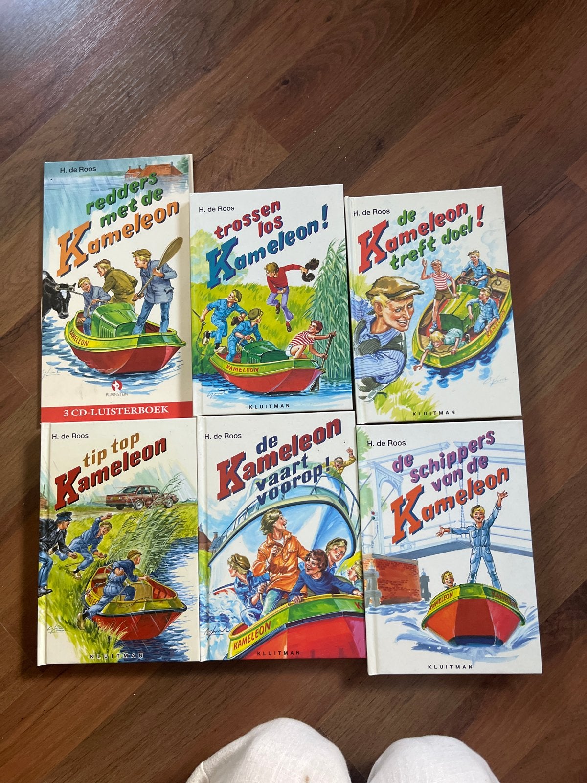 De Kameleon boeken set - H. de Roos (6 delen), Ophalen of Verzenden, Gelezen, Fictie algemeen