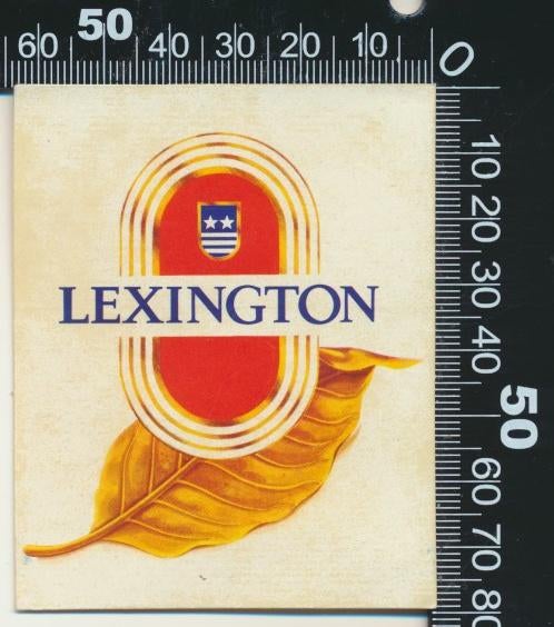 Sticker: Lexington, Ophalen of Verzenden, Zo goed als nieuw, Bedrijf of Vereniging