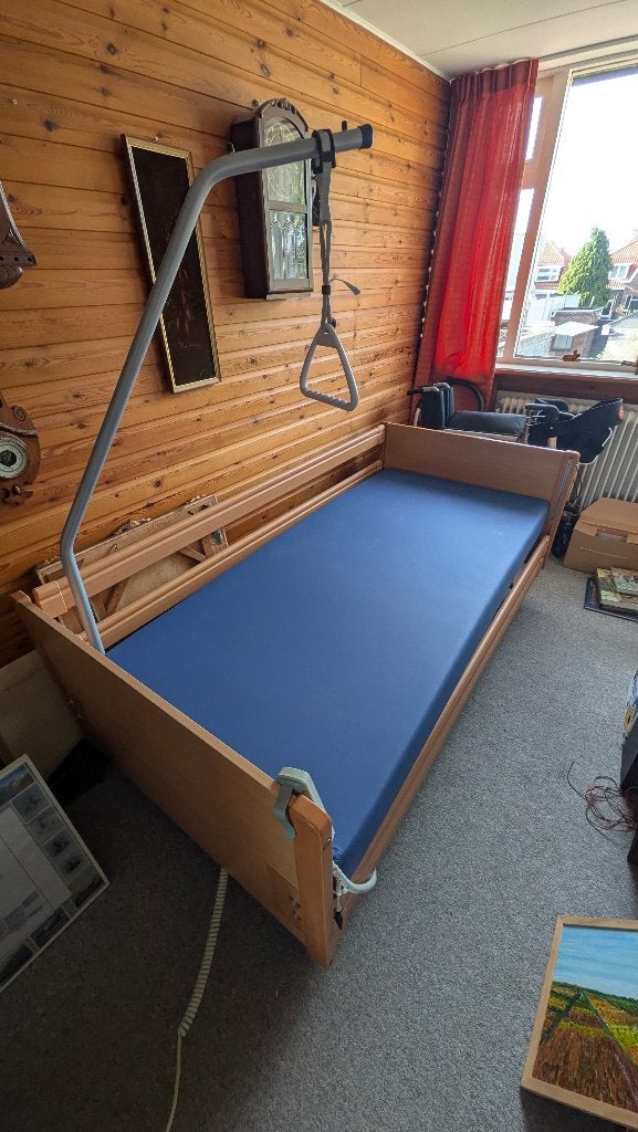 hoog laag bed / verpleegbed - 190x90, Ophalen, Gebruikt