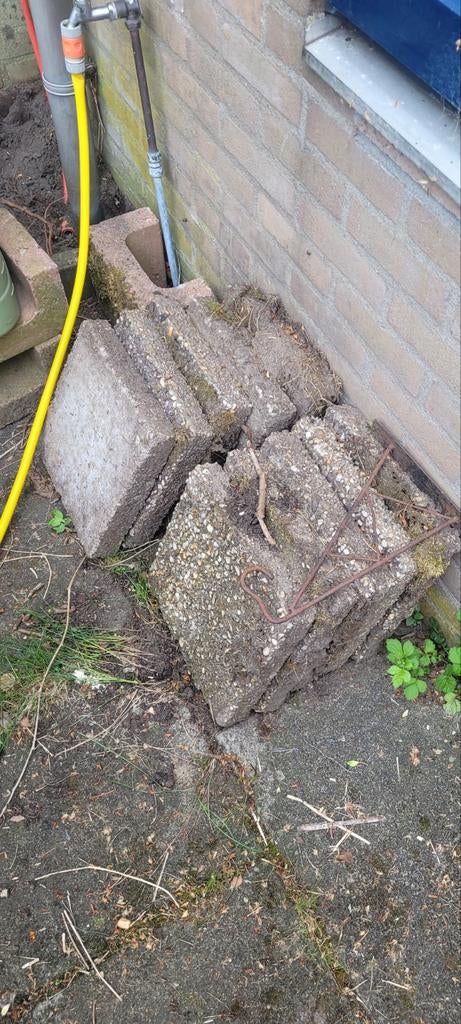 Tegels gratis ophalen, Tuin en Terras, Tegels en Klinkers, Ophalen of Verzenden, Gebruikt, Beton, Terrastegels