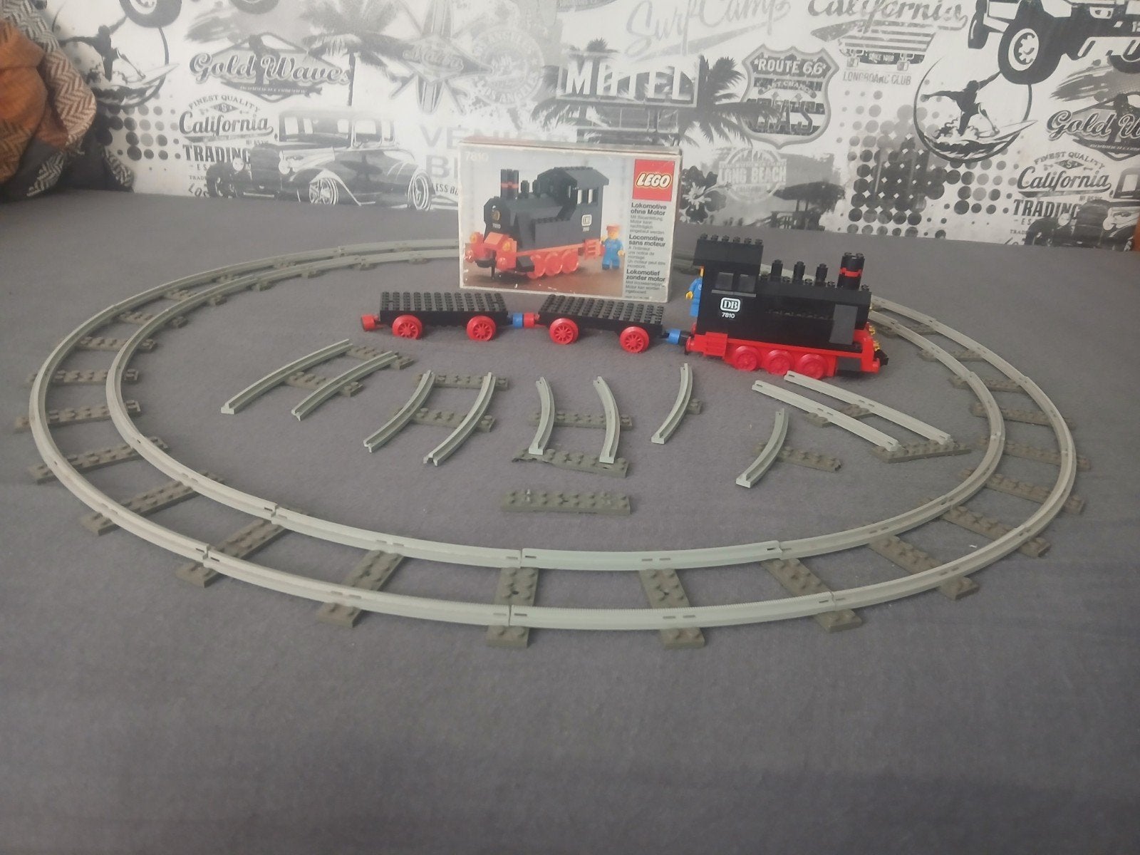Vintage lego trein, Ophalen, Gebruikt, Trein, Overige typen