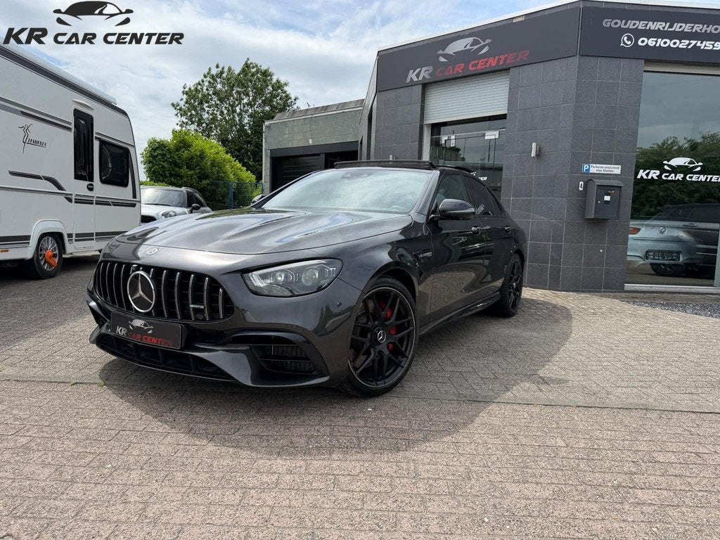 Mercedes-Benz E-klasse AMG 63 S 4MATIC+ PANO-HUD-360-MULTI B, Automaat, Leder, Vierwielaandrijving, Sedan