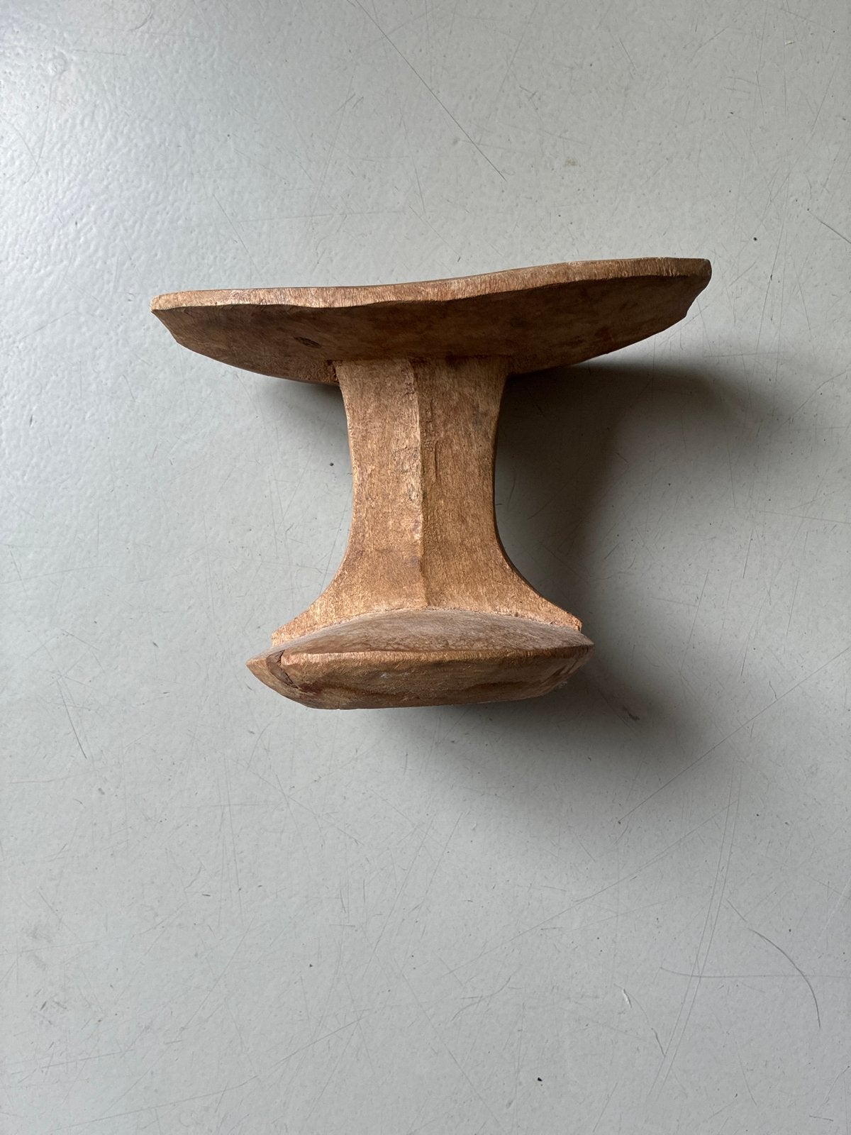 Vintage houten hoofdsteun / neksteun, Ophalen of Verzenden