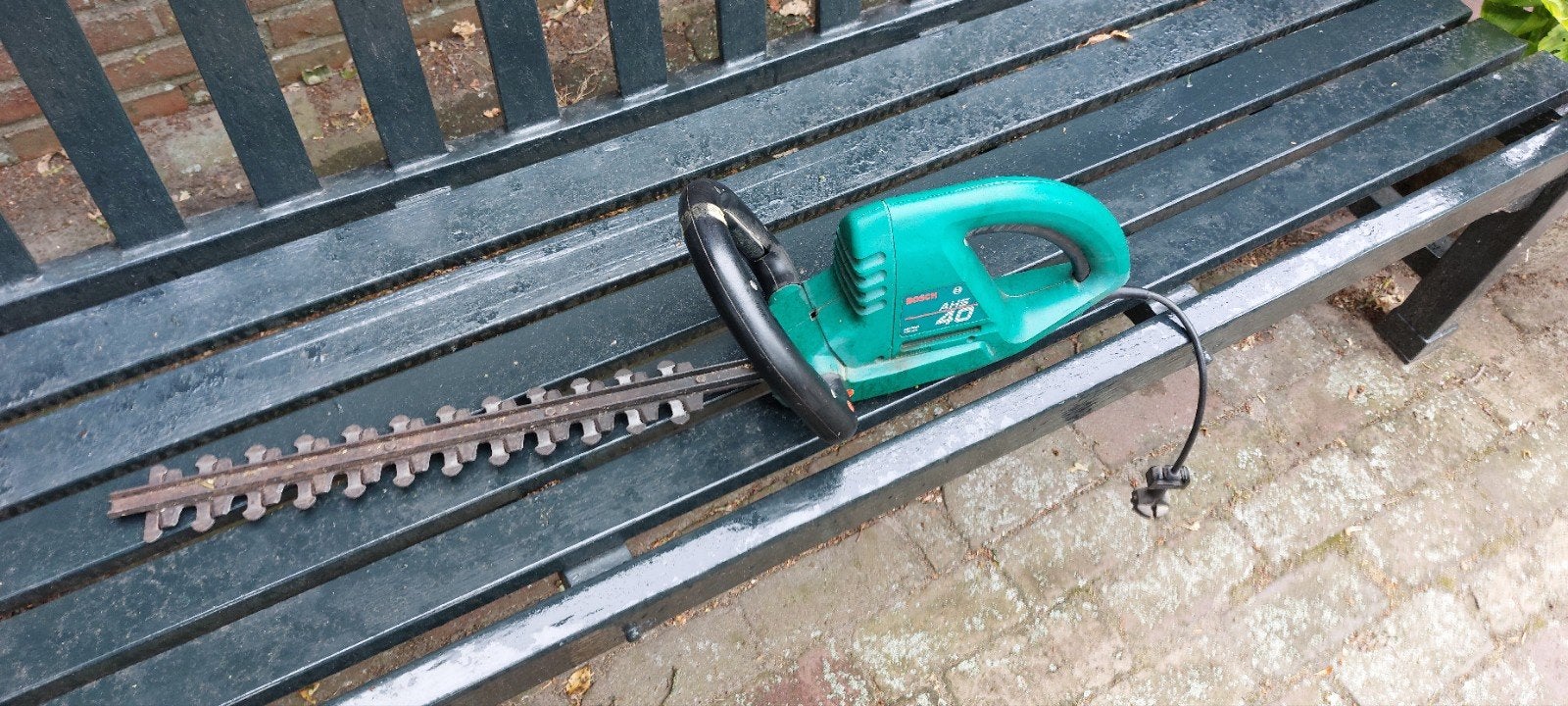 tuin gereedschap,  heggenschaar, Ophalen, Gebruikt, Elektrisch, Bosch