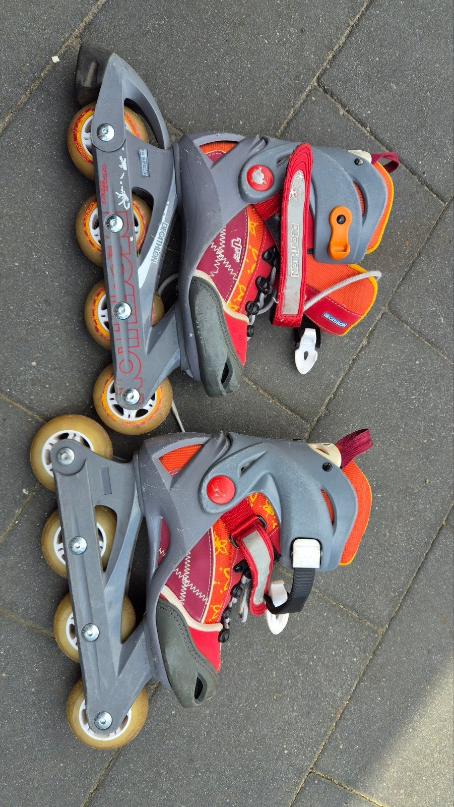 Skeelers Decathlon verstelbaar maat 32-34, Sport en Fitness, Skeelers, Ophalen of Verzenden, Verstelbaar, Gebruikt