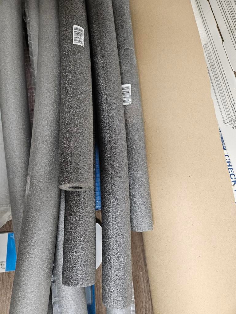 Buisisolatie 15mm - 4x 1 meter, Minder dan 4 cm, Overige materialen, Nieuw, Ophalen of Verzenden
