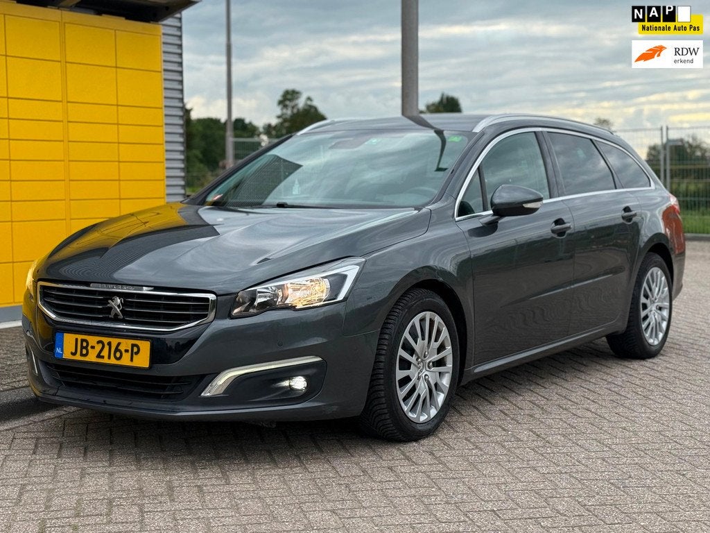 Peugeot 508 sw 1.6 THP Blue Leaae 165PK Bj 2015 ECC Airco Na, Voorwielaandrijving, Stof, Gebruikt, Euro 6