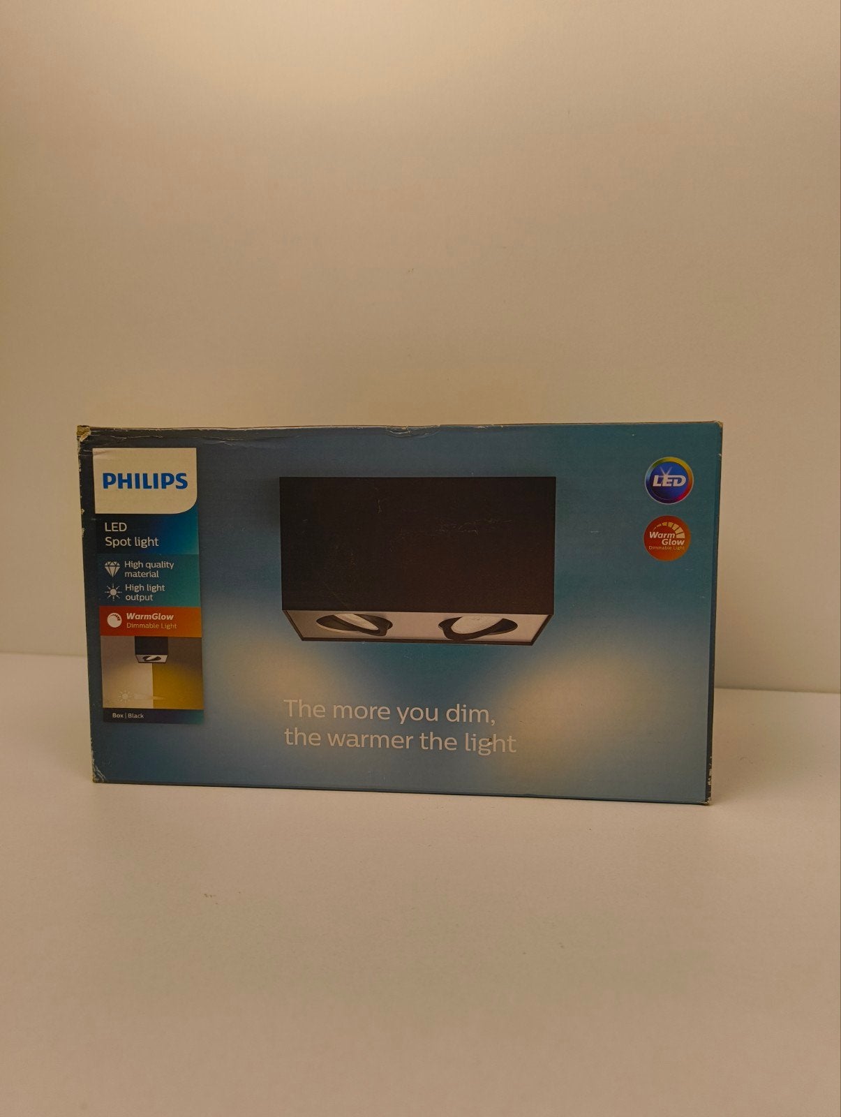 Philips Box LED Spot Light - WarmGlow Dimbaar, Huis en Inrichting, Led-lamp, Dimbaar, High Tech Campus 52, 5656 AG Eindhoven, Nederland