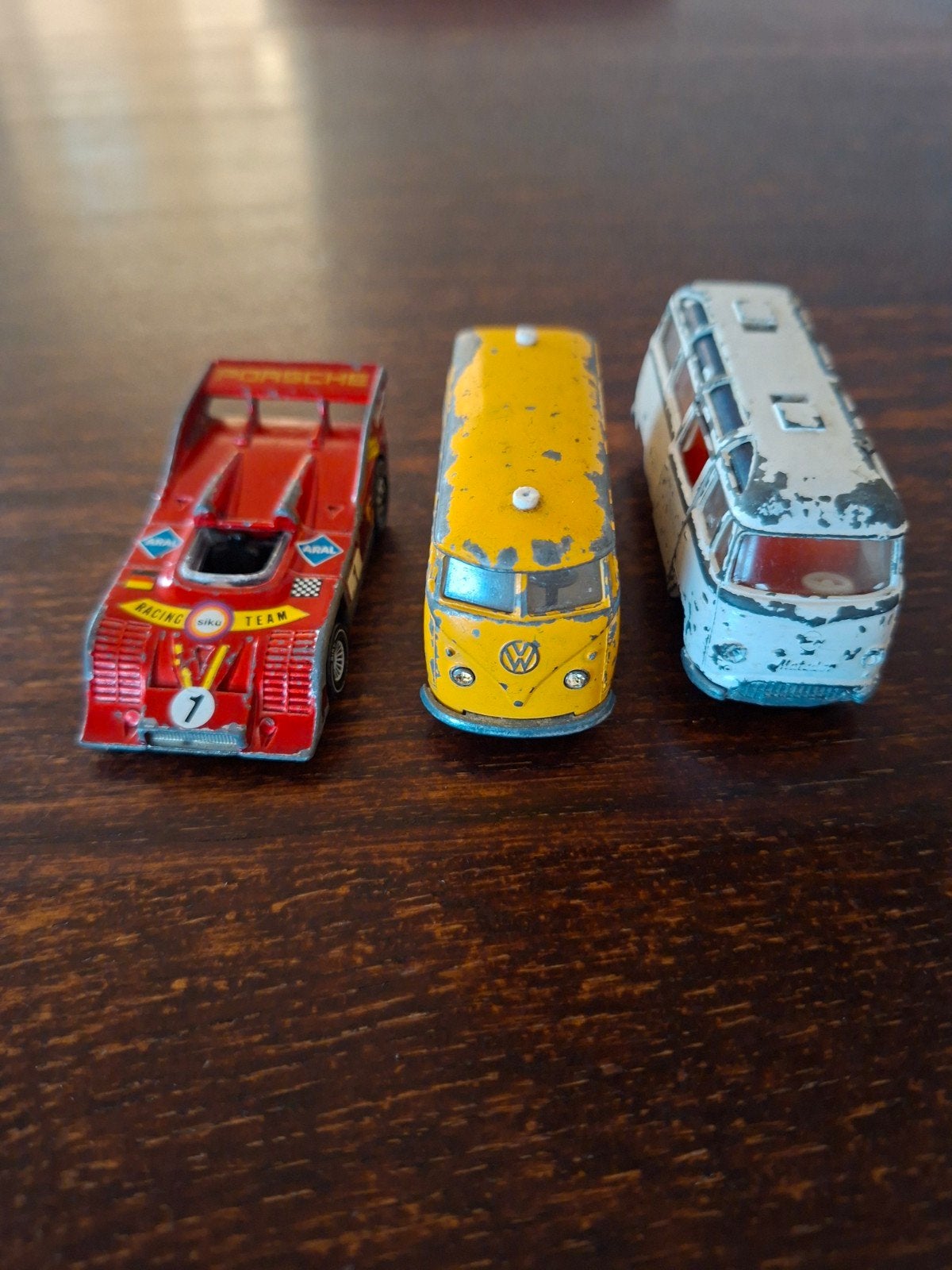 siku modelauto's vw bus, porche turbo lader, tempo matador, Ophalen of Verzenden, Gebruikt, Bus of Vrachtwagen