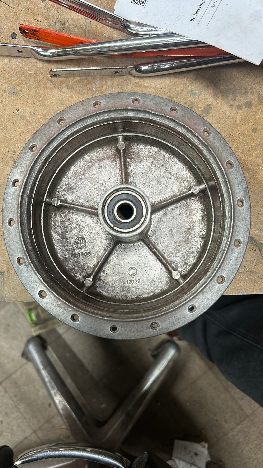 Kreidler 06 12 30 Campagnolo voornaaf 150 mm, Ophalen of Verzenden, Gebruikt, Overige typen
