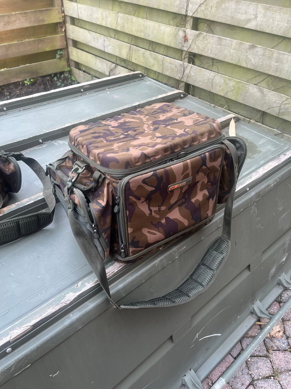 Fox Camo Tas - Ideaal voor Vissen, Ophalen of Verzenden, Zo goed als nieuw