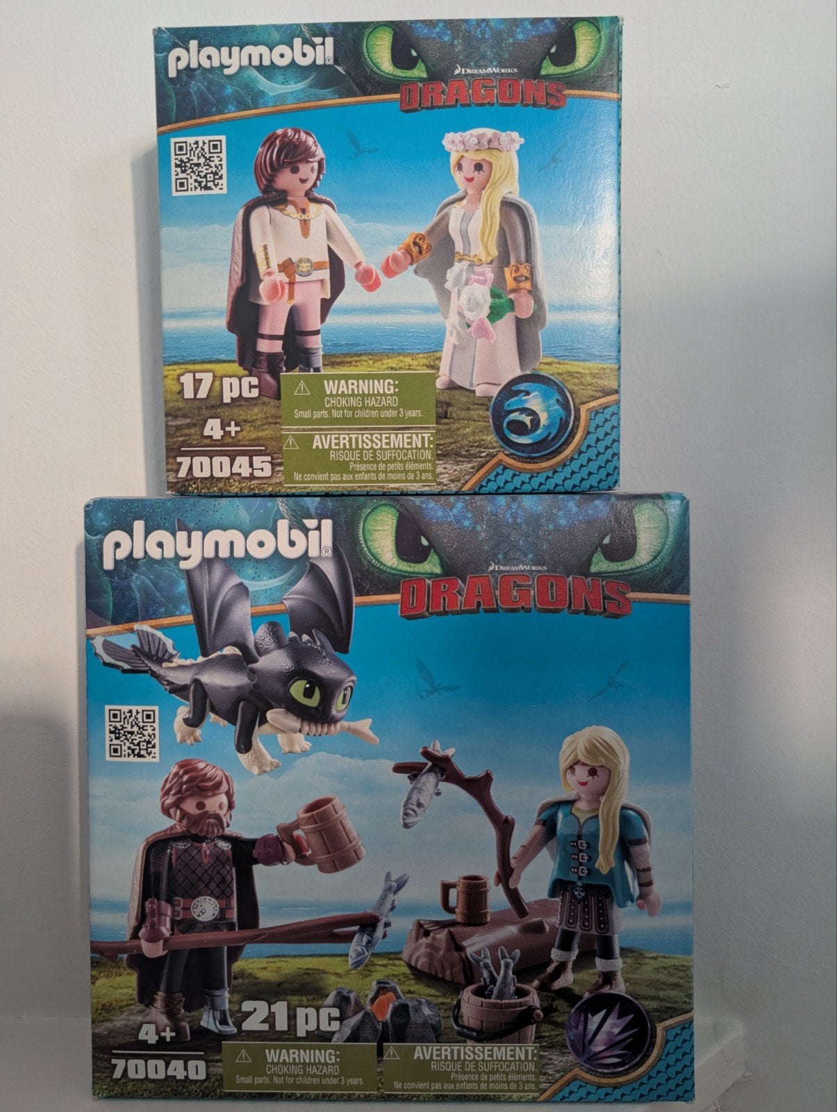 Playmobil Astrid en Hikkie 70045, dino dragon 70040 nieuw, Complete set, Overige typen, Nieuw, Ophalen of Verzenden