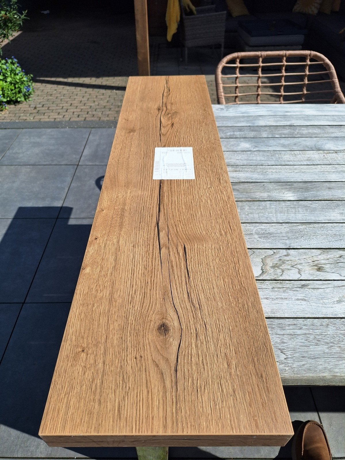 Wandplank eiken fineer, Ophalen, Nieuw