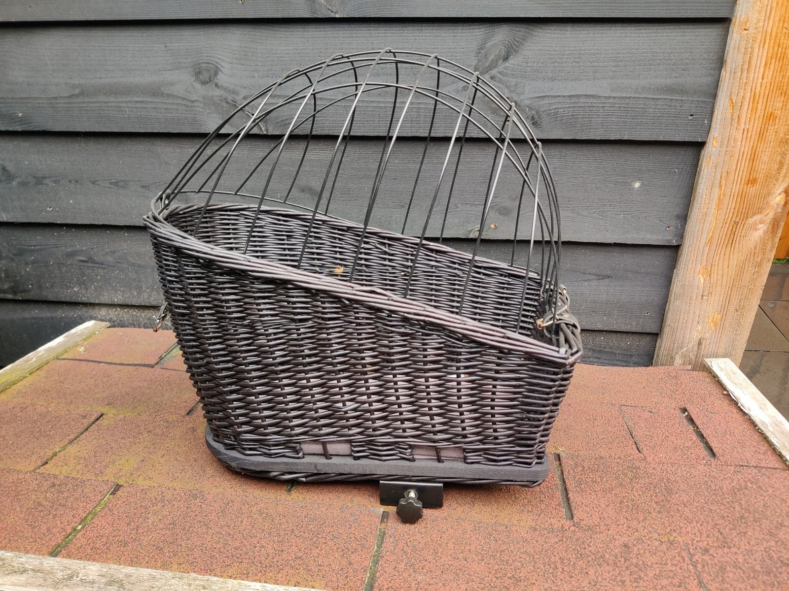Hondenfietsmand met kussen en rekje, Ophalen of Verzenden, Zo goed als nieuw, Fietsmand, Trixie