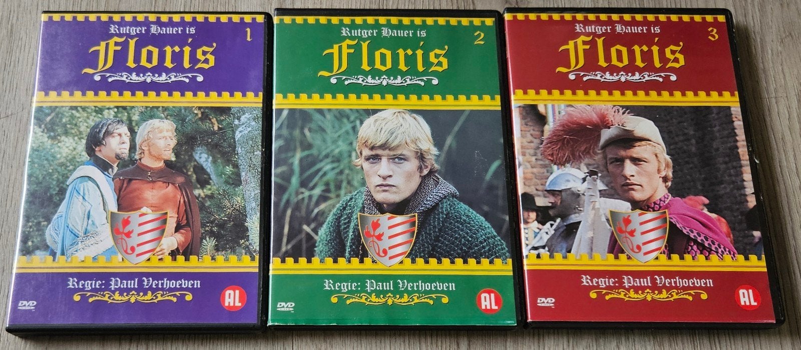 Floris DVDs - Complete Serie (Rutger Hauer, Paul Verhoeven, Alle leeftijden, Nederlands, Zo goed als nieuw, Actie en Avontuur