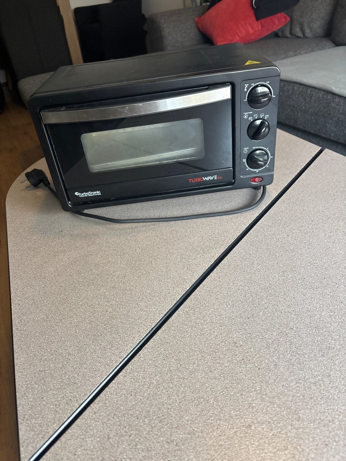Compacte TurboTronic Mini-oven met grillfunctie, Minder dan 45 cm, Ophalen of Verzenden, Vrijstaand, Mini-oven