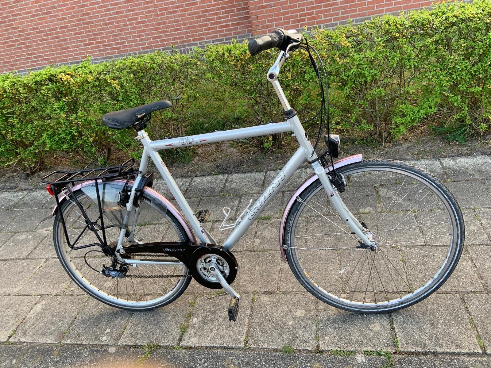 Giant Heros herenfiets - 64 cm frame - Gebruikt, Fietsen en Brommers, Gebruikt, Velgrem, Versnellingen, 61 tot 65 cm