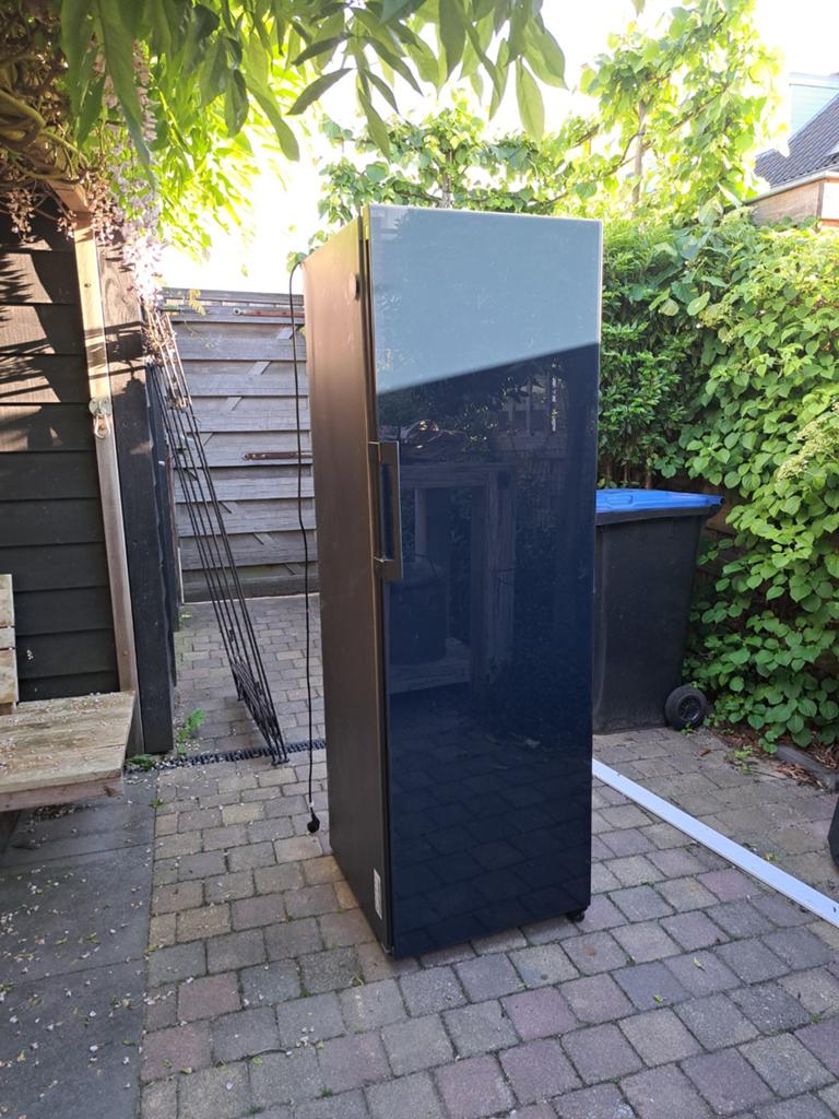Koelkast Samsung blaauw, Witgoed en Apparatuur, Koelkasten en IJskasten, 200 liter of meer, Ophalen, Zonder vriesvak, 160 cm of meer