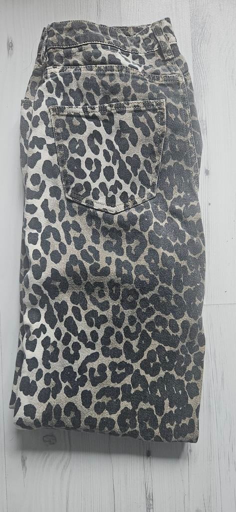 Shoeby broek met luipaardprint maat 36 - weinig gedragen, Kleding | Dames, Overige kleuren, Overige jeansmaten, Ophalen of Verzenden
