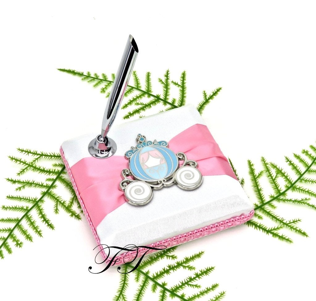 Disney Assepoester trouwkoets pen houder., Ophalen of Verzenden, Nieuw, Versiering, Geboorte of Huwelijk