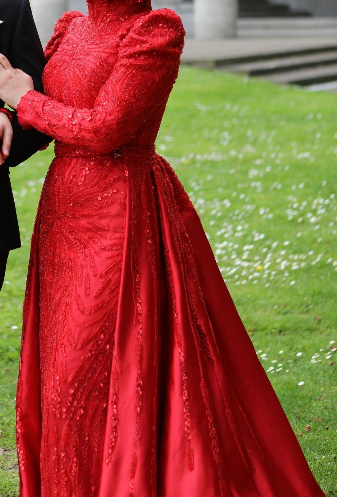 Henna Jurk, Ophalen, Zo goed als nieuw, Rood, Trouwjurk